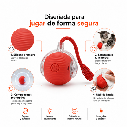 Pelota Interactiva para Mascotas