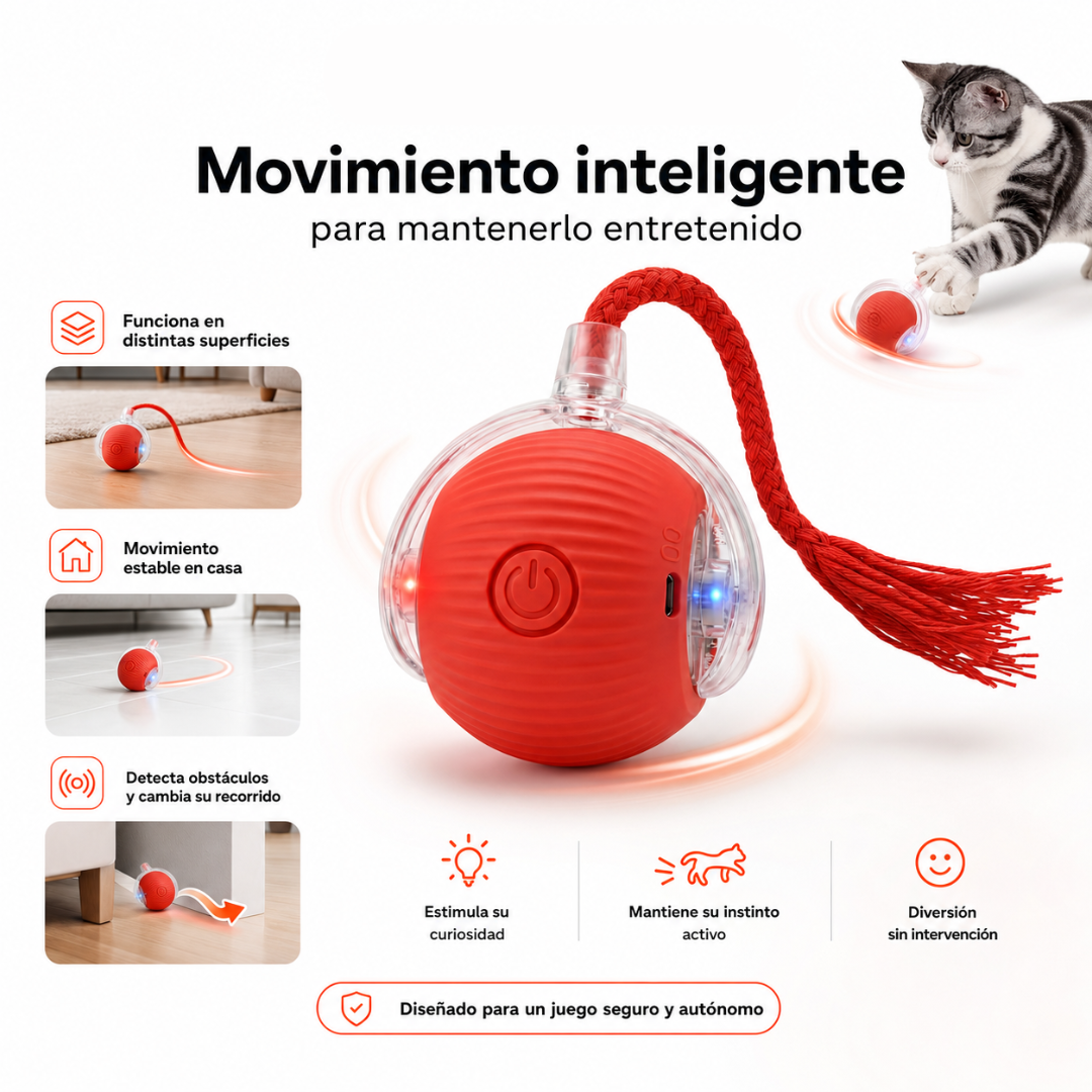 Pelota Interactiva para Mascotas